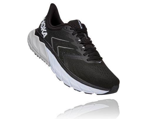 Hoka One One Dame Arahi 5 Supportive Road Løpesko Svart/Hvit Norge-45ZJF